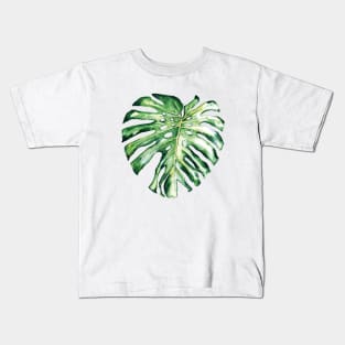 Monstera leaf Kids T-Shirt